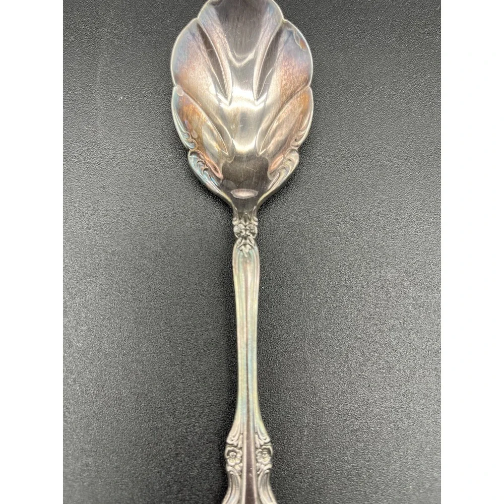 Silver Artistry Scalloped Sugar Spoon Silverplate By Oneida